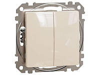 Розетки та вимикачі Schneider-Electric серія Sedna колір Слонова кістка