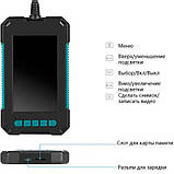 Ендоскоп професійний з РК 4.3” 5.5мм 1.8м MicroSD IP67 2 камери, P40 Dual, фото 5