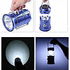 Туристичний ліхтар-лампа на сонячній батареї  MH-5800 (синій), фото 2