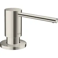 Диспенсер для рідкого мила hansgrohe A41 40438800 під сталь