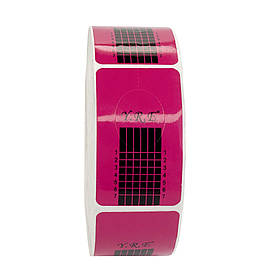 Форма для нарощування нігтів широка, 500 шт. форми для дизайну нігтів, форми манікюрні паперові для акрилу