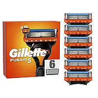 Змінні касети Gillette Fusion, на 5 лез (6шт.)