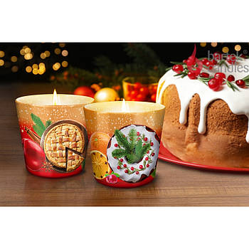 Свічки ароматизовані в склянці BARTEK Apple Pie & Orange Cake