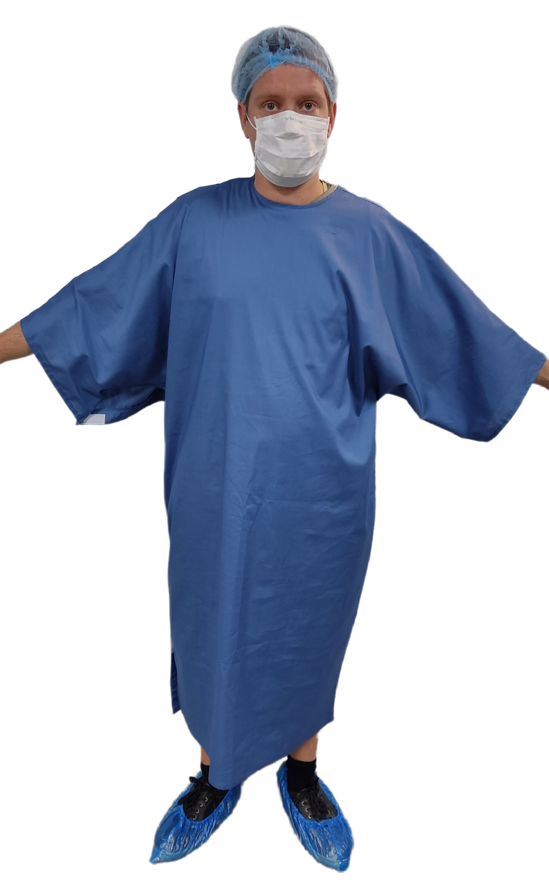 Халат для пациента с коротким рукавом на липучках (ID#2015032100), цена ...