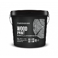 Краска для наружных деревянных поверхностей FARBMANN Wood Paint (ФАРБМЕН ВУД ПЕЙНТ) 2.7л (A), белая