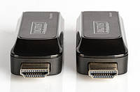 Кабель Digitus mini HDMI UTP 50m, USB Powered, Black