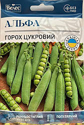 Насіння гороху цукрового Альфа 10г ТМ ВЕЛЕС