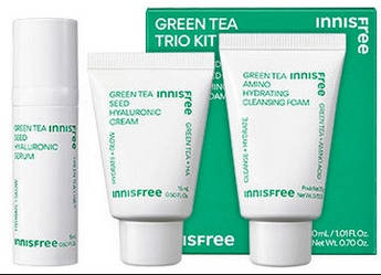 Набір для обличчя із зеленим чаєм Innisfree Green Tea Trio Kit