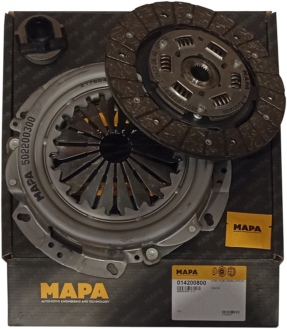 Комплект зчеплення MAPA 014200800 для LOGAN, Логан, LAGUNA II, Лагуна, TONDAR, Тондар 1.6 K7M7