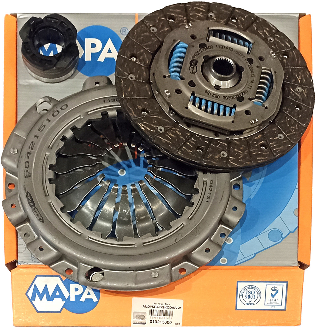 Комплект зчеплення MAPA 010215600 для VAG, SKODA OCTAVIA I 1.8, 2.0, 1.8 20V, VOLKSWAGEN BORA 1.8, 1.8 4 motoin, 2.0, GOLF IV 1.8,