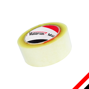 SUPER Скотч прозорий «Material» 100 м х 45 мм х 45 мкм