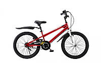 Велосипед детский 2-х колесный RoyalBaby FREESTYLE 20", OFFICIAL UA красный для девочек и мальчиков от 6-9