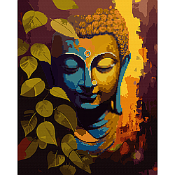 Картина за номерами з алмазною мозаїкою SANTI Будда 40*50 см