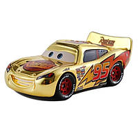 Машинка Молния Маквин Gold из мультика Тачки пиксар мф Cars Pixar игрушка машина из Тачек тачка золотой
