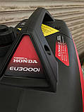 Переносний якісний генератор бензиновий інверторний Honda EU3000i 2.8 кВт ручний стартер, фото 8