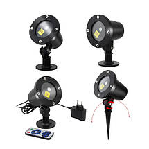 Вуличний лазерний проєктор для світлового шоу Star Shower OUTDOOR LASER LIGHT з пультом керування, фото 4