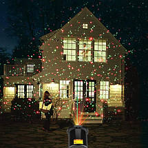 Вуличний лазерний проєктор для світлового шоу Star Shower OUTDOOR LASER LIGHT з пультом керування, фото 6