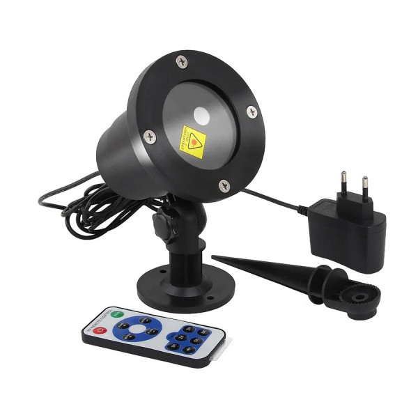 Вуличний лазерний проєктор для світлового шоу Star Shower OUTDOOR LASER LIGHT з пультом керування