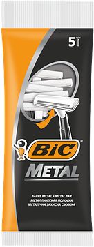 Набір бритв без змінних катриджів Bic Metal 5 шт