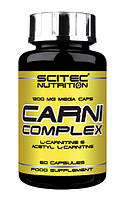 Жиросжигатель Scitec Nutrition Carni complex 1200 мг 60 капсул (60 порций)