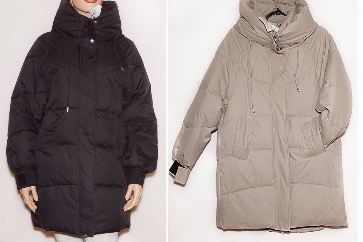 Подовжена куртка пальто зимова L,XL, фото 1