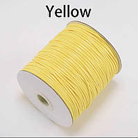 Шнур жовтий воскований 0,5 мм (1 м)