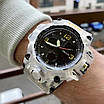 Годинник наручний чоловічий SKMEI 1155BWT, наручний годинник для військових, фірмовий спортивний годинник. Колір: білий, фото 5