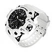Годинник наручний чоловічий SKMEI 1155BWT, наручний годинник для військових, фірмовий спортивний годинник. Колір: білий, фото 6