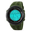 Годинник наручний чоловічий SKMEI 1167AG ARMY GREEN, брендовий чоловічий годинник. Колір: зелений, фото 2