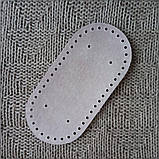 Денце для в'язаних сумок. Чорний, фото 2