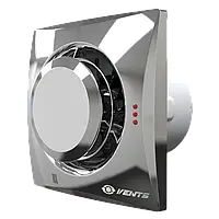 Вытяжной вентилятор с таймером задержки выключения Вентс Квайт Диск 125 Т алюминий лак