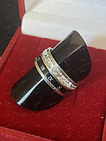 Кольцо римские цифры, кольцо Bulgari, кольцо Булгари, Бархатный футляр