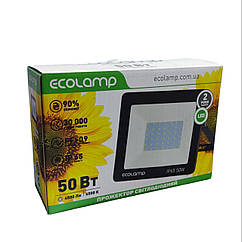 Світлодіодний прожектор ECOLAMP 50W 4500lm 6500K IP65