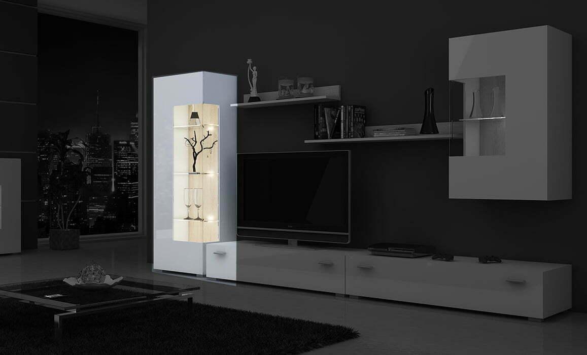 Вітрина підлогова Classic білий AAAA Meble, фото 1