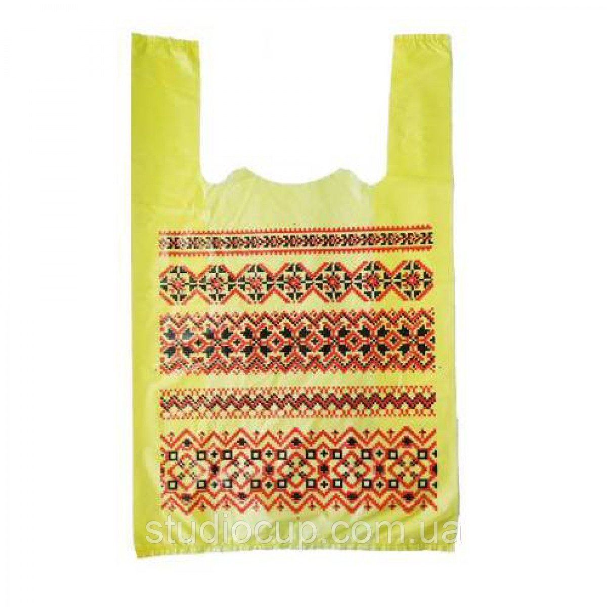 Пакет "Майка" 38*58см. /100шт. "Вишиванка", фото 1
