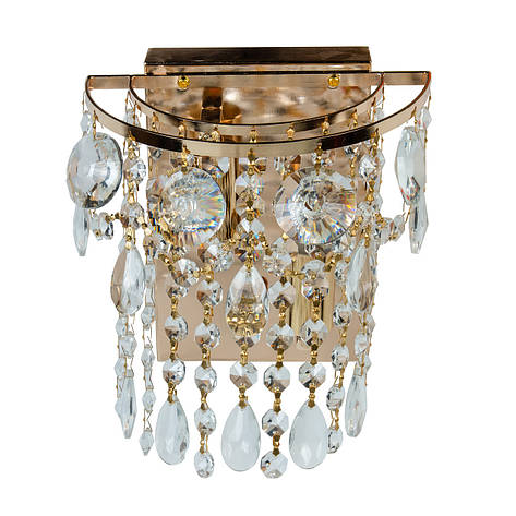 Світильник настінний, класичне бра Sunlight кришталь золото E1175/2w, фото 1