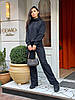 Теплий жіночий костюм ангора світшот під горло та вільні брюки Dkr5812, фото 10