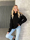 Жіночий светр акрил + шерсть грубе в'язання розмір універсальний, фото 8
