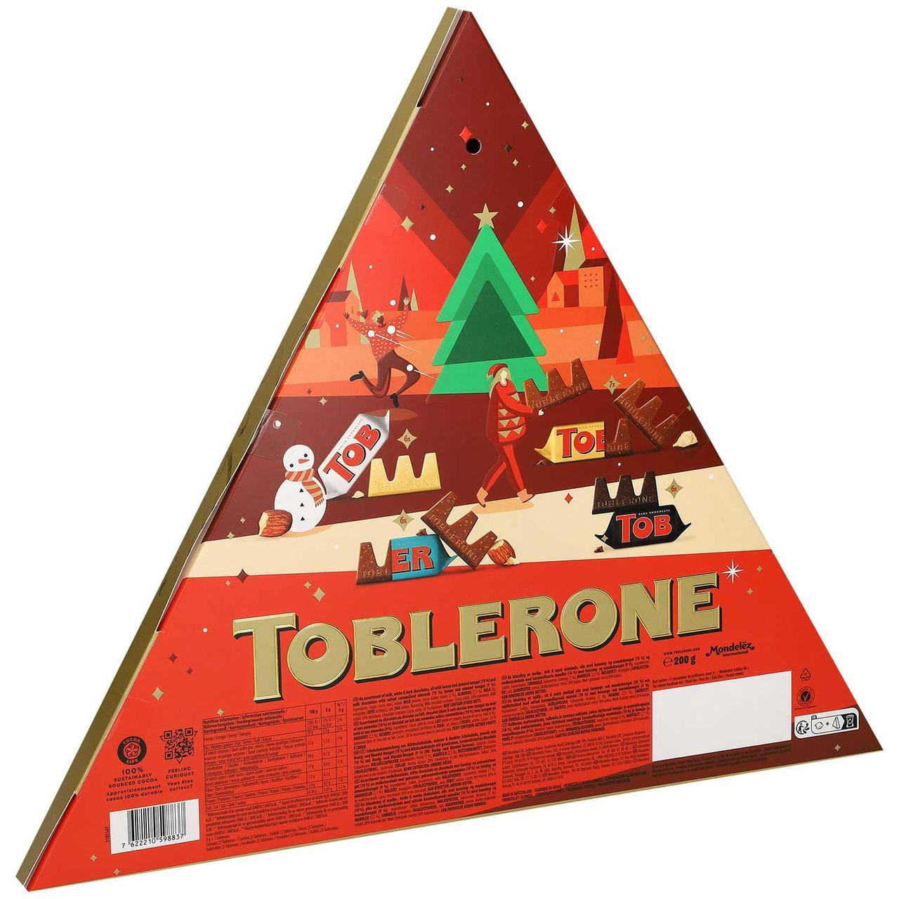 Адвент Календар із шоколадом Toblerone Advent Calendar 200г - фото 2 - id-p2015104515