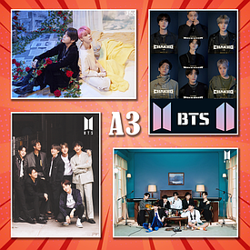 Плакати А3 BTS