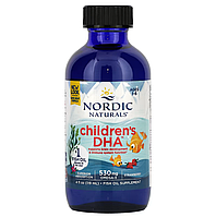 Nordic Naturals, ДГК для дітей, віком 1–6 років, полуниця, 530 мг, 119 мл