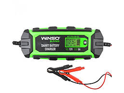 Зарядний пристрій АКБ імпульсний Winso PRO LCD 12 В АКБ до 150 А, струм заряджання 6 А, 100 Вт, екран (139510)