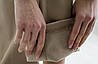 Боюки кльош від коліна утеплені | Екошкіра на замші колір капучино, фото 9