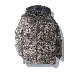 Тактичний бушлат / C флісовою підкладкою / Для військових ЗСУ / Розмір 44 - 62 / Піксель (4197)