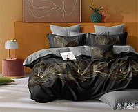 Элитное постельное белье семейное с двумя пододеяльниками люкс сатин с компаньоном S545 Разные размеры Двуспальный 180*220