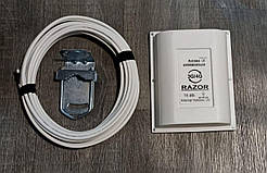Універсальна антена "Razor" 15dBi з кабелем RG690 10 метрів (75 Ом) і 2 F-роз'єми
