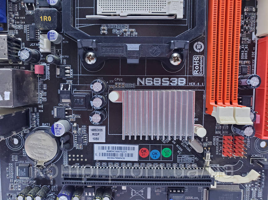 Biostar Motherboard N68s3b Motherboard Материнская плата SAM3