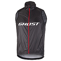 Жилет спортивний для велосипедиста Ghost Factory Racing, XXL, чорно-червоно-білий веложилет унісекс