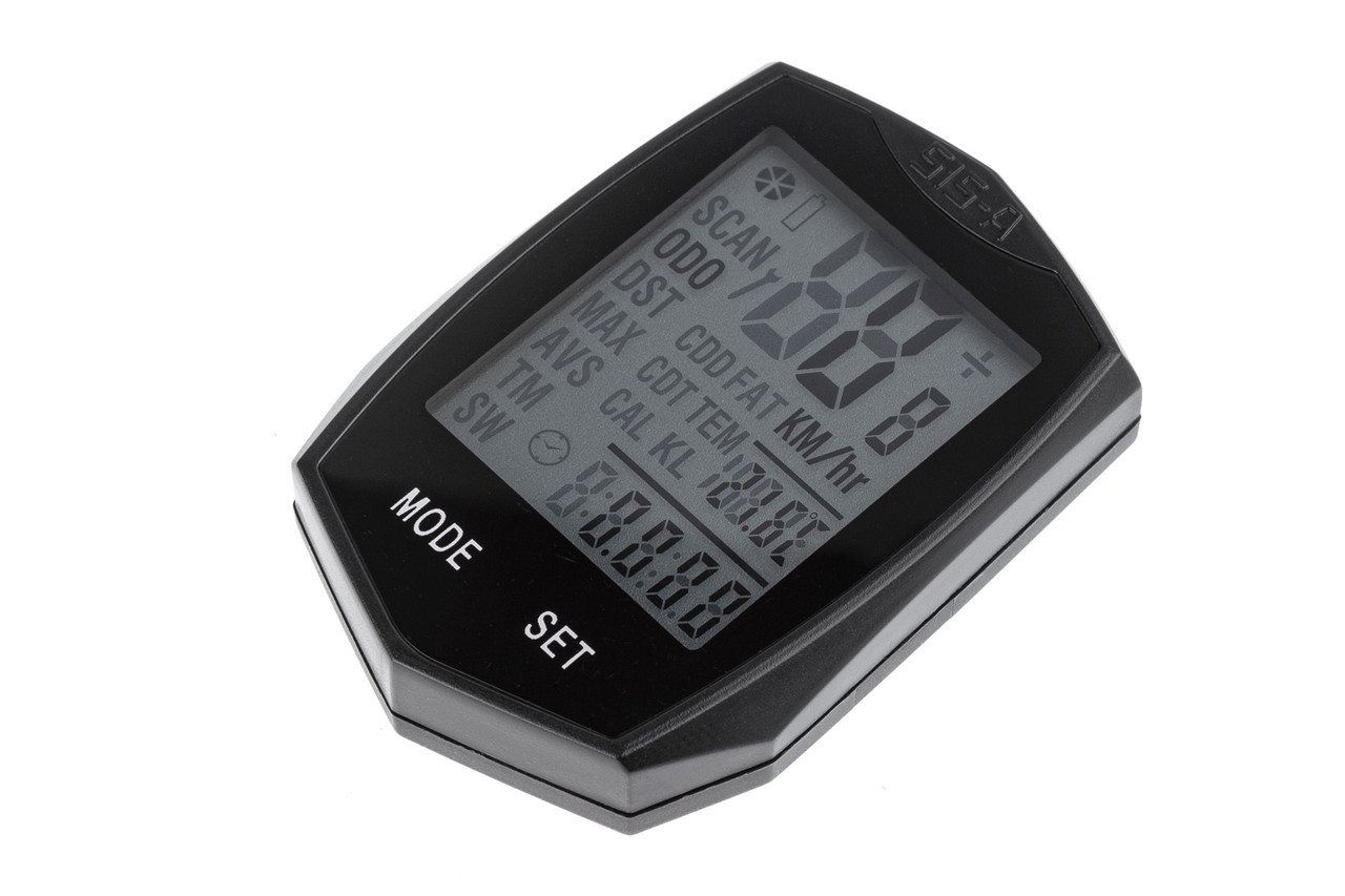Велокомп'ютер ONRIDE Onix SIS 23W. 23 функції. бездротовий. чорний