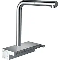 Змішувач hansgrohe Aquno Select M81 для кухонної мийки з висувним душем, хром 73830000